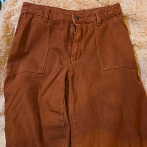 Universal Thread Women's Cropped Pants in Rust